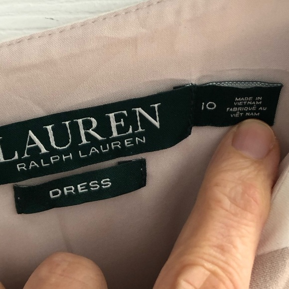 RALPH LAUREN Pleated Tailored Sleeveless Dress 10 - Picture 5 of 13